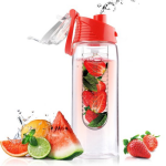 Asobu Drinkfles Met Fruitinfuse - - Rood