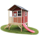 EXIT Toys Speelhuis Loft 300 Met Glijbaan - - Rood