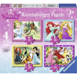 Ravensburger Disney Princess Puzzelset - 12 + 16 + 20 + 24 Stukjes