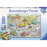 Ravensburger Puzzel Xxl Voertuigen In De Stad - 100 Stukjes