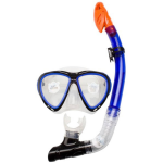 Waimea Senior Duikbril Met Snorkel Silicone Kobalt - Blauw
