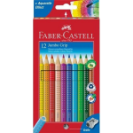 Faber Castell Kleurpotlood Jumbo Grip Etui à 12 Stuks - Wit