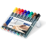 Staedtler Permanent Marker Lumocolor 352, Doos Met 8 Stuks In Geassorteerde Kleuren