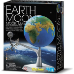 4M Kidzlabs Ruimte: Bouwset Maan-aarde - Zwart