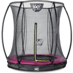 EXIT Toys Silhouette Verlaagde Trampoline Met Veiligheidsnet Rond - 183 Cm - - Roze