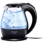 Adler Glazen Waterkoker 1,5 Liter Met Led - Negro