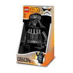 Lego Star Wars Darth Vader Zaklamp - Zwart
