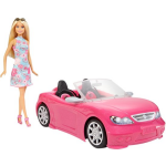 Barbie Pop En Voertuig - Roze