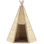 Plum Speelhuis Great Wooden Teepee Hideaway - Bruin