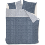 Rivièra Maison Amsterdam Loft Dekbedovertrek - 1-persoons (140x200/220 Cm + 1 Sloop) - Blauw