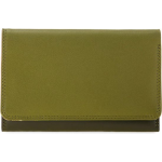 Mywalit Medium Tri-Fold Wallet Outer Zip Portemonnee Olive - Groen