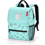 Reisenthel Backpack Kids Cats And Dogs Mint - Groen