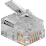 Intronics Modulaire RJ connector voor massieve ronde kabel in zakje 25 stuks - [TD106M]