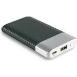 Realpower PB-4000 Fashion powerbank, Zilver Lithium-Polymeer (LiPo) 4000 mAh - Zwart