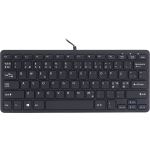 R-GO Tools Compact Keyboard (NORDIC)Black USB QWERTY Nordic - Zwart