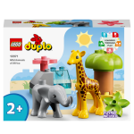 Lego - Juguete De Construcción Educativo Fauna Salvaje De África Jirafa Y Elefante Animales DUPLO