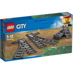 Lego - Set De Accesorios De Construcción Cambios De Agujas Para Vías Y Trenes City - Gris