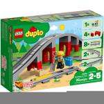 Lego - Juguete De Construcción Puente Y Vías Ferroviarias Set Con Sonido DUPLO