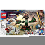 Lego - Monstruo De Juguete Ataque Sobre Nuevo Asgard Con Thor Marvel