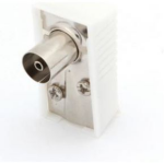 Haakse Tv-plug 9.5mm/2.3mm - Vrouwelijk (25 st.) - Blanco