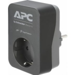 APC PME1WB-GR netstekker adapter Zwart, - Grijs