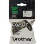 Brother MK231 op wit labelprinter-tape - Zwart