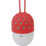 Conceptronic Wireless waterproof Bluetooth LED Speaker rood