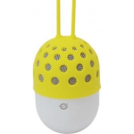 Conceptronic Wireless waterproof Bluetooth LED Speaker geel
