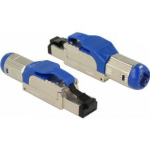 DeLOCK 86487 kabel-connector RJ-45 Blauw, Zilver - Plata