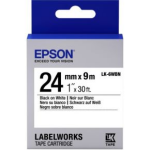 Epson LK-6WBN 24mm x 9m