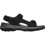 SKECHERS - Sandalias De Hombre Casual En Piel De Color Negro - Negro