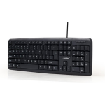 Gembird KB-U-103-ES toetsenbord USB Spaans - Negro