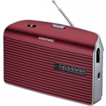 Grundig Music 60 rood/zilver - Silver