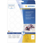 Herma Etiketten wit veiligheidsetiketten ø 40 A4 LaserCopy