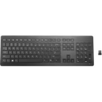 HP Z9N41AA RF Draadloos QWERTY Engels toetsenbord - Zwart