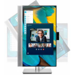 HP EliteDisplay E243m 23.8 Full HD IPS, Zilver computer monitor - [1FH48AT#ABB] - Zwart