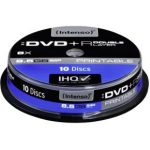 Intenso 1x10 DVDR 8.5GB 8x Speed. dubbel laags printable