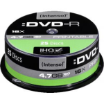 Intenso 1x25 DVD-R 4.7GB 16x Speed Cakebox printable