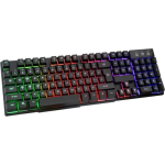Silvergear Gaming Toetsenbord met RGB LED Verlichting - QWERTY - Bedraad - - Zwart