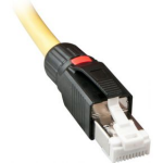 Lindy 62401 RJ-45, Wit kabel-connector - Zwart