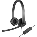 Logitech H570e Stereo USB-A Office Headset - Negro