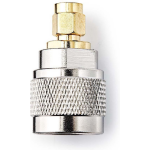 Nedis SMA - N-Adapter | SMA Male - N Male | 2 Stuks |/Metaal - Goud