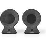 Nedis Bluetooth®-Speaker met Geweven Stof Bekleed | 2x 15 W | Tot 4 Uur Speeltijd | True Wireless Stereo