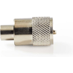 Nedis PL259-Connector | Mannelijk | Voor RG6 coaxkabels | 25 stuks | Metaal