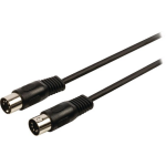Nedis DIN-Audiokabel | DIN 5-Pins Male - DIN 5-Pins Male | 2,0 m | - Negro
