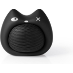Nedis Animaticks Bluetooth Speaker | 3 Uur Speeltijd | Handsfree bellen | Kelly Kitten - Zwart