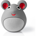Nedis Animaticks Bluetooth Speaker | 3 Uur Speeltijd | Handsfree Bellen | Melody Mouse - Grijs