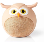 Nedis Animaticks Bluetooth Speaker | 3 Uur Speeltijd | Handsfree bellen | Olly Owl - Beige