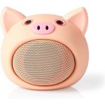 Nedis Animaticks Bluetooth Speaker | 3 Uur Speeltijd | Handsfree Bellen | Pinky Pig - Roze