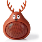 Nedis Animaticks Bluetooth Speaker | 3 Uur Speeltijd | Handsfree Bellen | Rudy Reindeer - Bruin